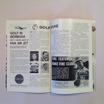 Vintage December 1961 GOLF DIGEST Magazine Palmer-Sanders Player-Hebert Wall-Souchak