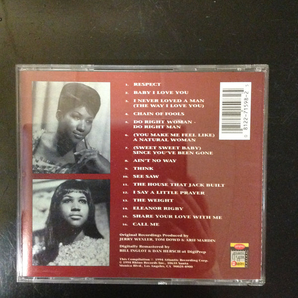 BARGAIN CD The Very Best of Aretha Franklin The 60's R@71598 Rhino