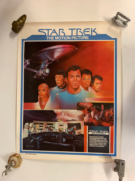 Vintage 1979 Star Trek The Motion Picture Theater Give Away Movie Poster