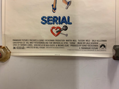 Vintage 1980 SERIAL Movie Theater Give Away Poster