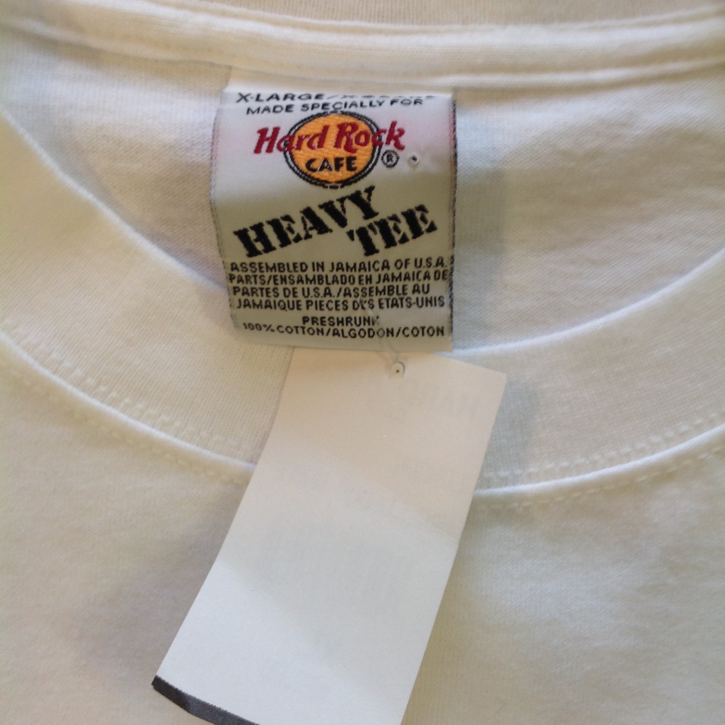 Authentic Men's XL White Short Sleeve Hard Rock Cafe London Original T-Shirt