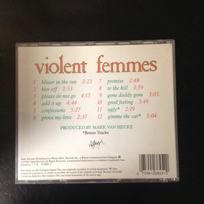 CD Violent Femmes 3 Three W225819 Slash Warner Bros.