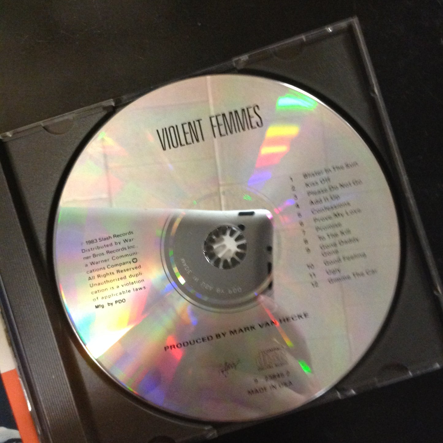 CD Violent Femmes Self Titled Blister in the Sun Gone Daddy Gone 923845-2 Slash Warner Bros.