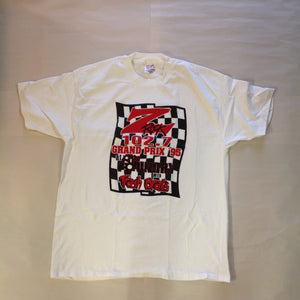 Vintage 1995 ZRock 102.7 Grand Prix 95 at the Foundry with Trash Brats Men's XL White Short Sleeve Souvenir T-Shirt