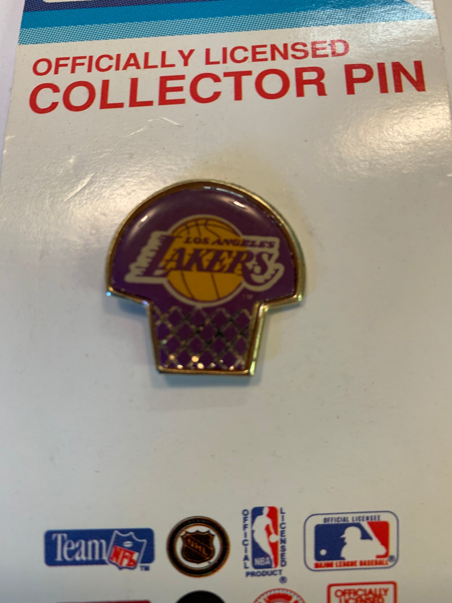 Vintage 1990's Los Angeles Lakers Lapel Pin NBA Sports