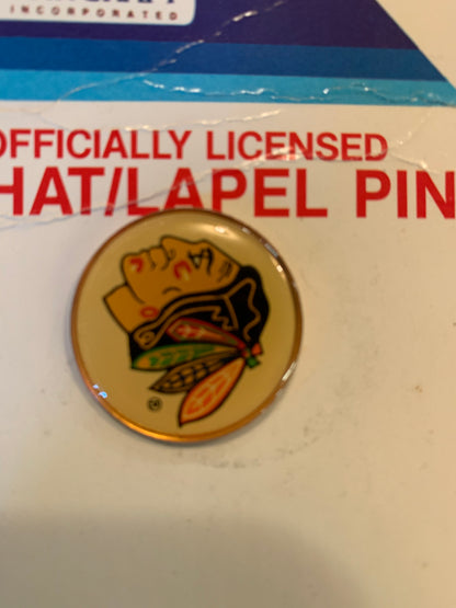 Vintage 1990's Chicago Blackhawks Lapel Pin NHL Sports Hockey