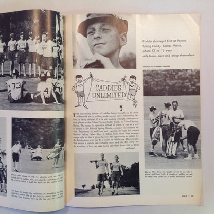 Vintage August 1960 GOLF Magazine Sam Snead Putters and Putting