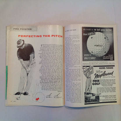 Vintage August 1960 GOLF Magazine Sam Snead Putters and Putting