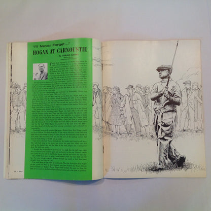 Vintage July 1960 GOLF Magazine Pro Pointers Lloyd Mangrum Mike Turnesa