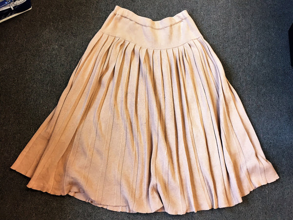 Vintage CLAUS Elastic High Waist Accordion Pleated Circle Skirt