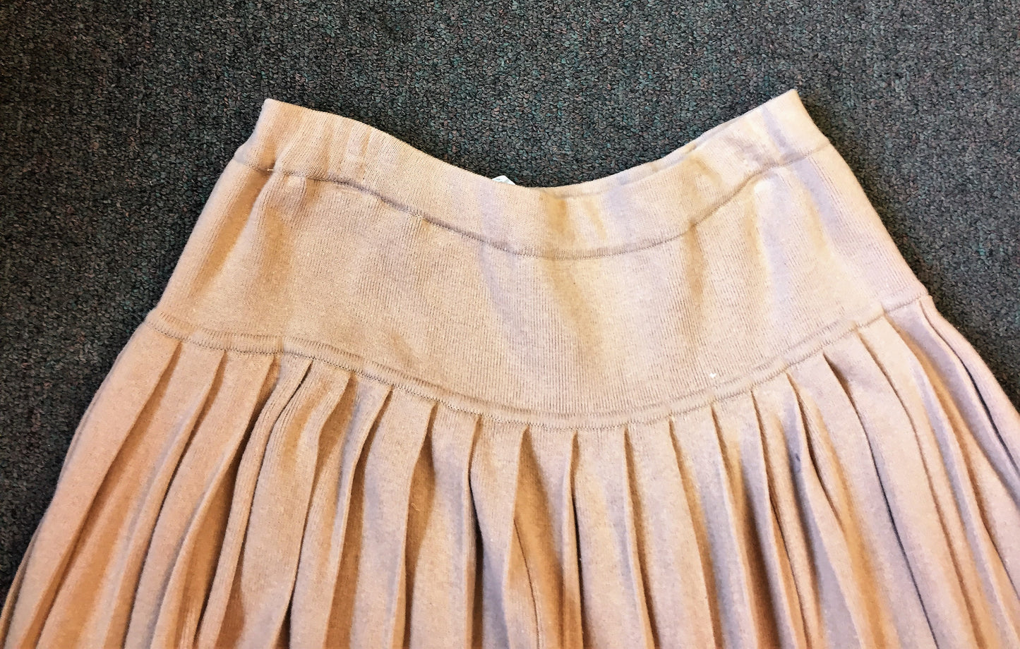 Vintage CLAUS Elastic High Waist Accordion Pleated Circle Skirt