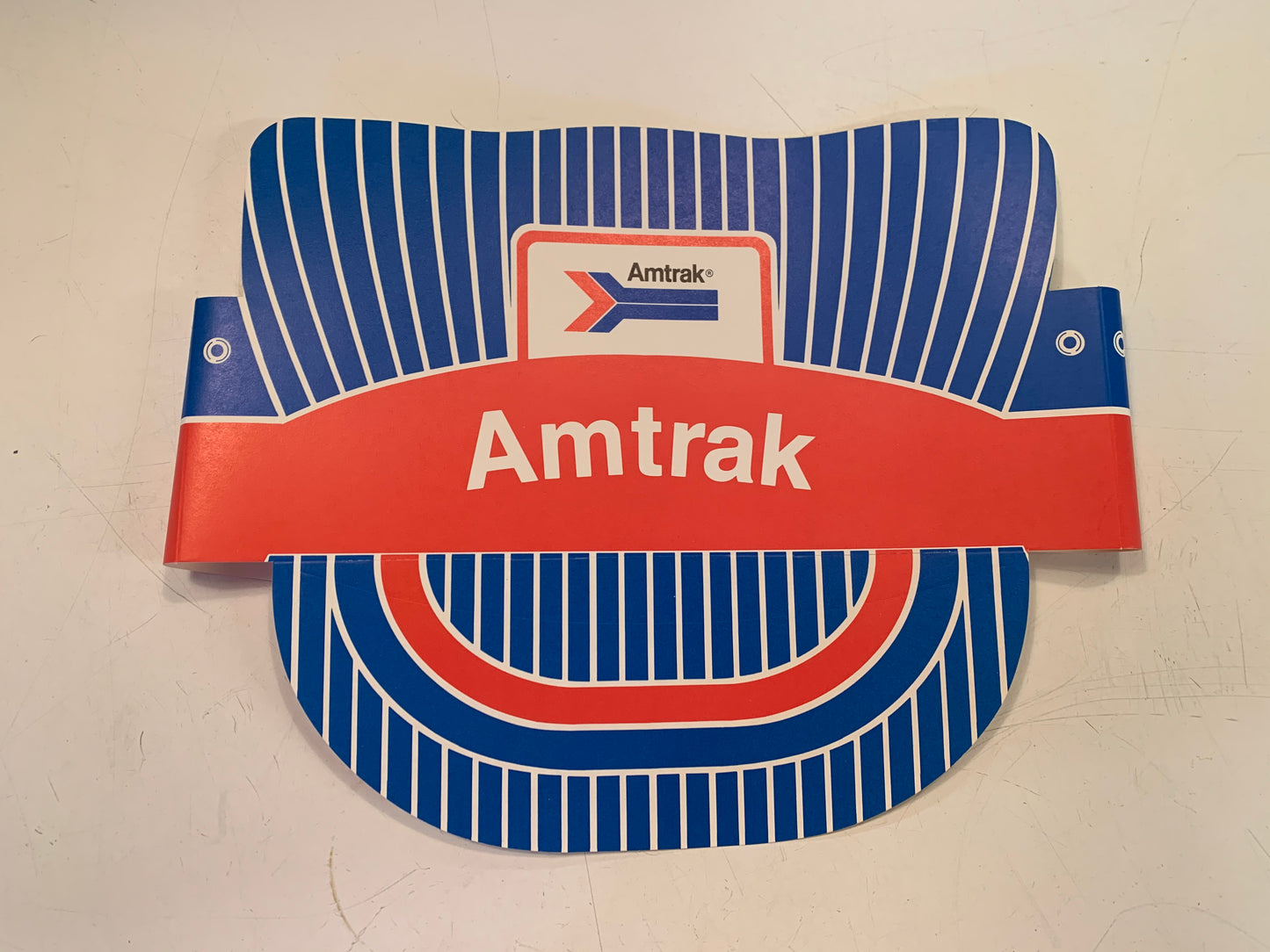 Vintage 1970's Child's Paper Amtrak Train Engineer's Railroad Cap
