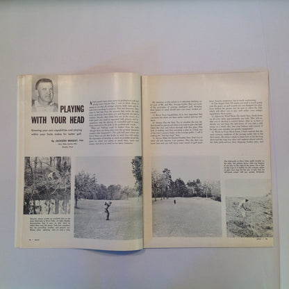 Vintage June 1960 GOLF Magazine Paul Runyan Putting Secrets