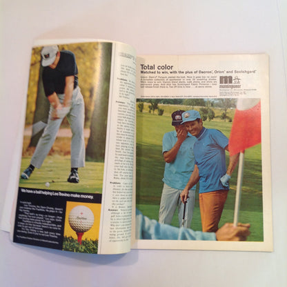 Vintage March 1969 GOLF Magazine Match Play Equipment Forward Press Battle of the Sexes