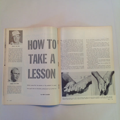 Vintage February 1961 GOLF Magazine Winter Practice Most From Lessons Pro Pointers