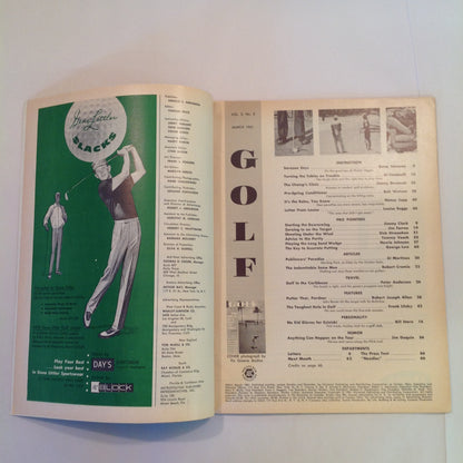 Vintage March 1961 GOLF Magazine 10 Trouble Shorts Golf in the Caribbean