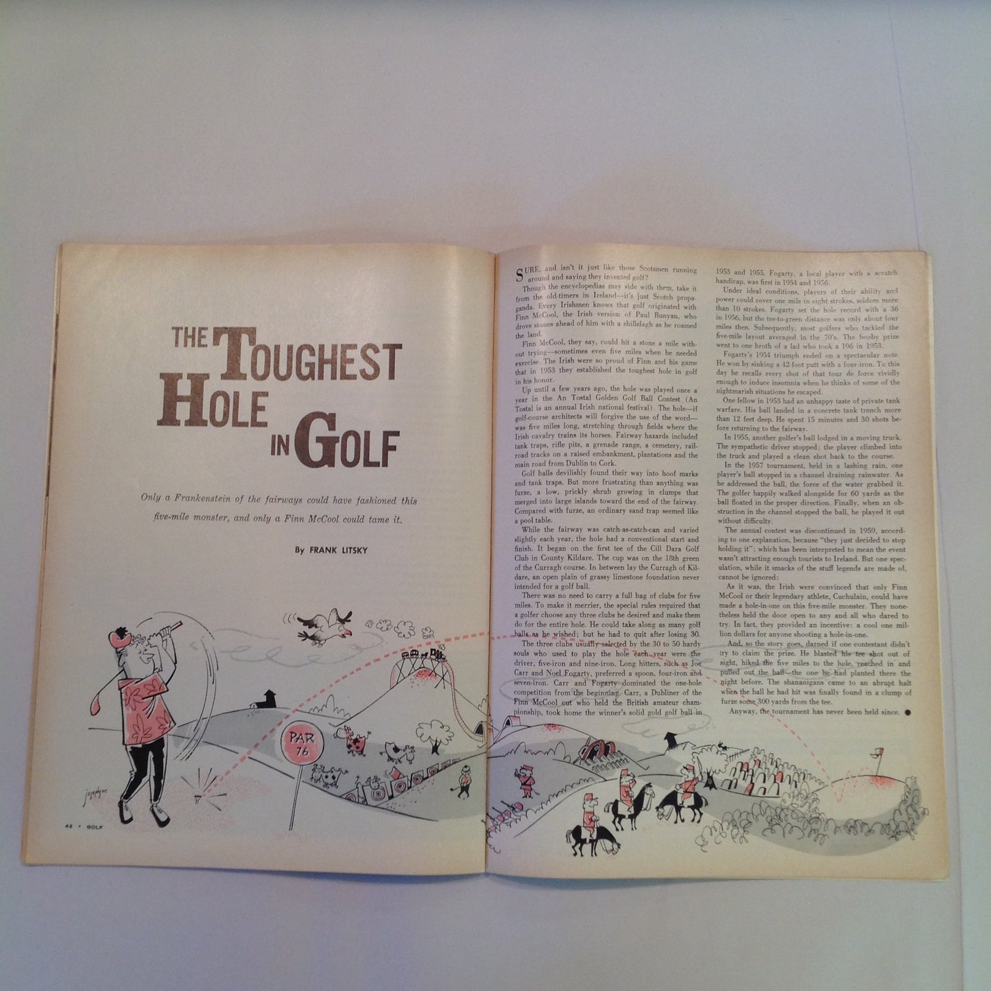 Vintage March 1961 GOLF Magazine 10 Trouble Shorts Golf in the Caribbean