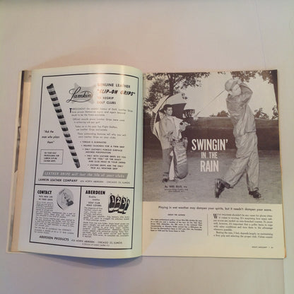 Vintage January 1962 GOLF Magazine Duel of the Decade: Hogan Vs. Snead Plus Christmas Gifts for Golfers