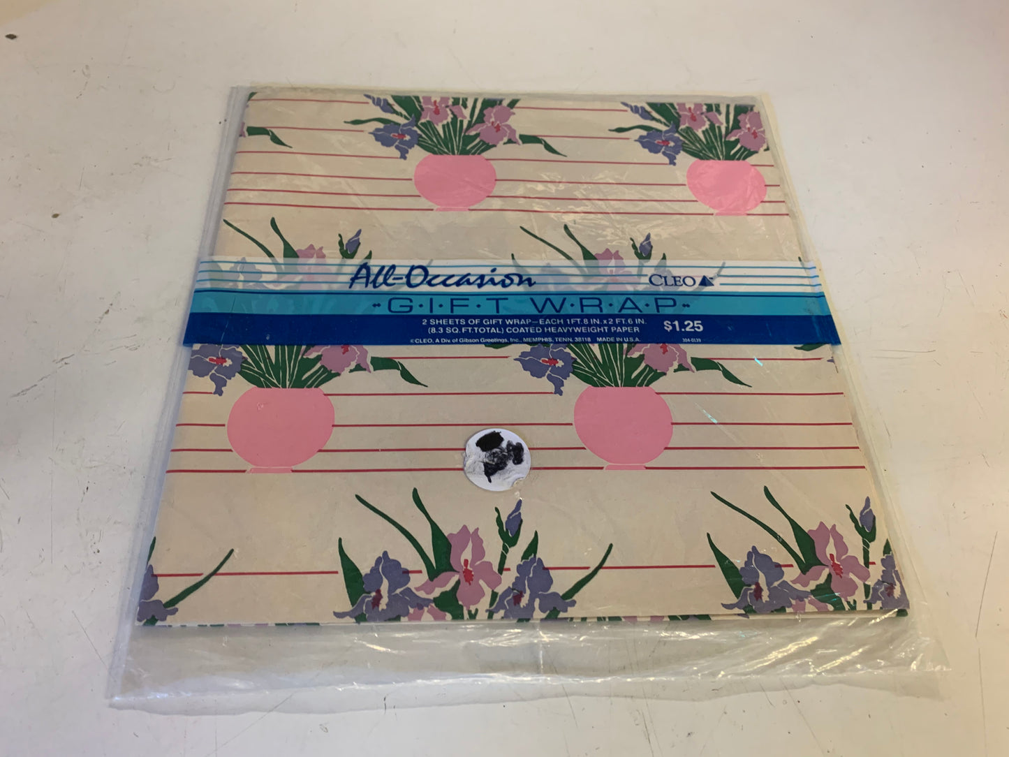 Vintage NOS Cleo All Occasion Gift Wrap Package