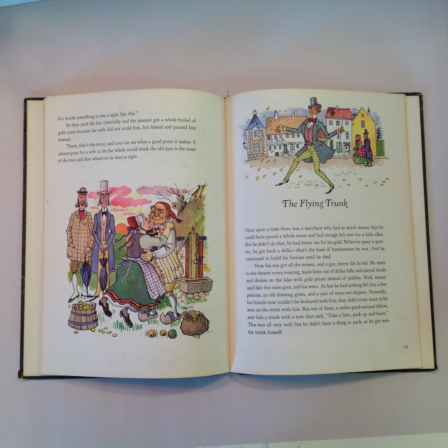 Vintage 1958 Children's Hardcover Andersen's Fairy Tales Rose Dobbs Gustav Hjortlund