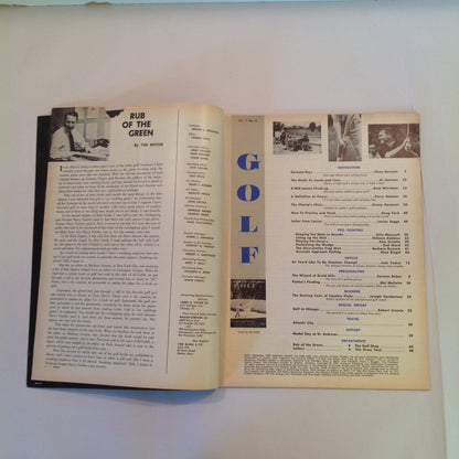 Vintage September 1959 GOLF Magazine 6 Pro Pointers National Amateur Champs