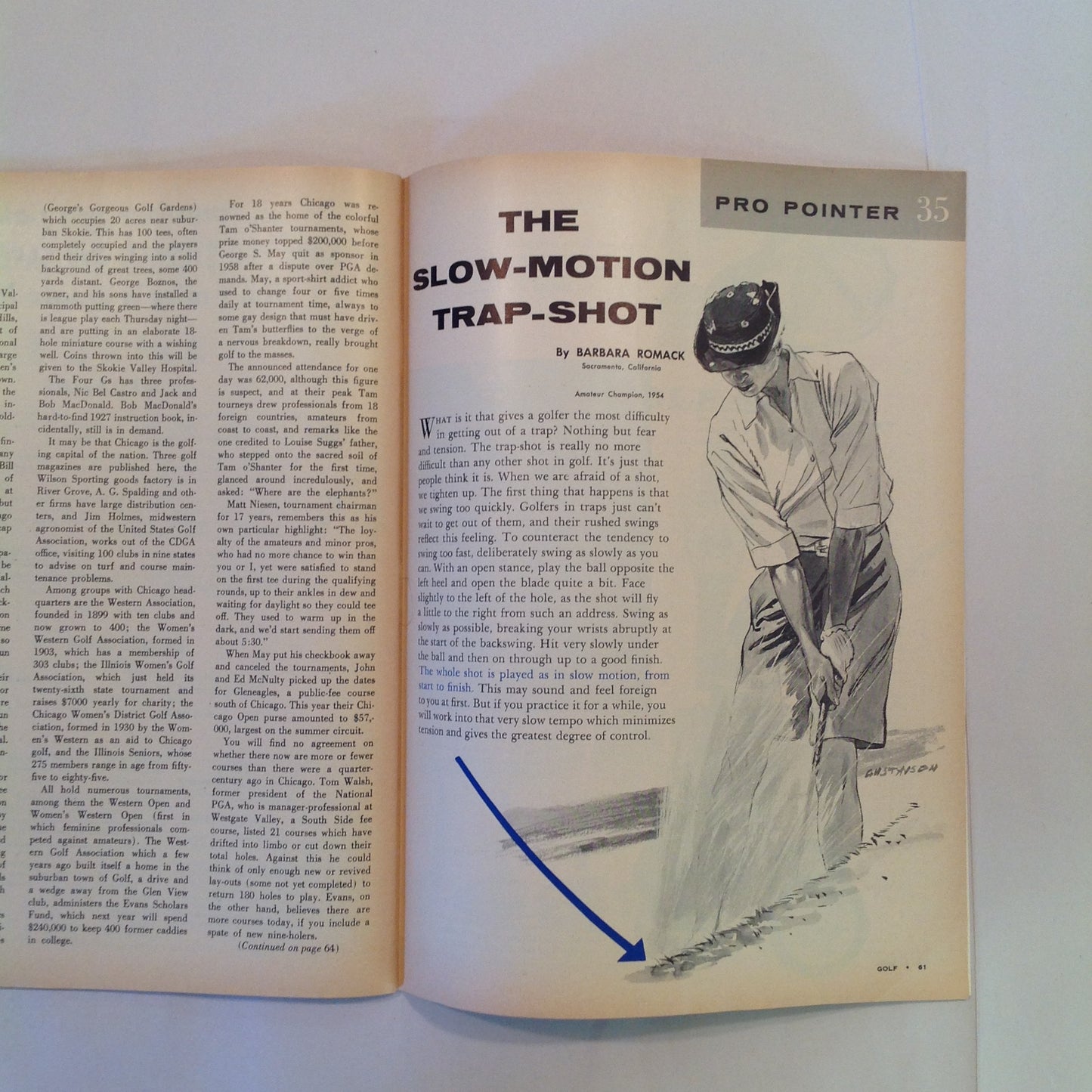 Vintage September 1959 GOLF Magazine 6 Pro Pointers National Amateur Champs