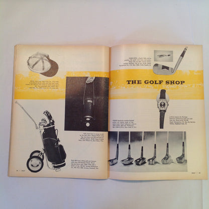 Vintage September 1959 GOLF Magazine 6 Pro Pointers National Amateur Champs