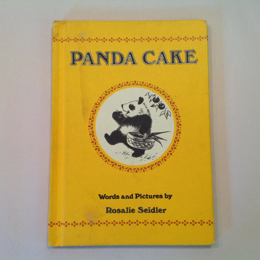 Vintage 1978 Children's hardcover Panda Cake Rosalie Seidler Weekly Reader