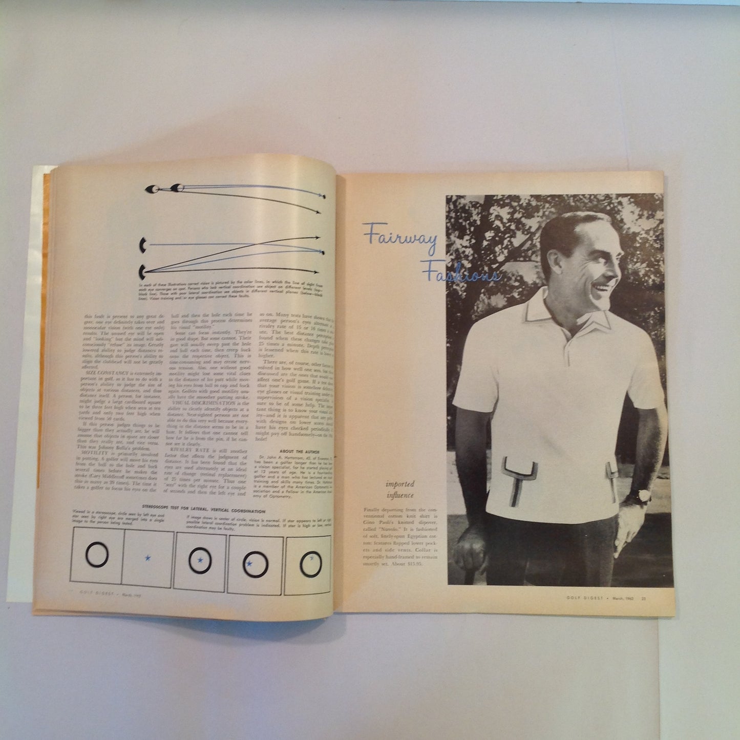 Vintage March 1962 GOLF DIGEST Magazine Eye Control Louise Suggs Arnold Palmer's Shadow