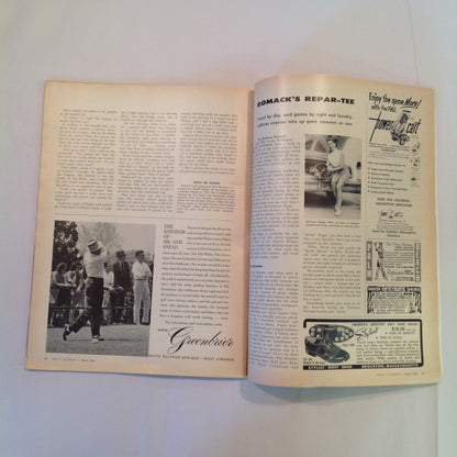 Vintage March 1962 GOLF DIGEST Magazine Eye Control Louise Suggs Arnold Palmer's Shadow