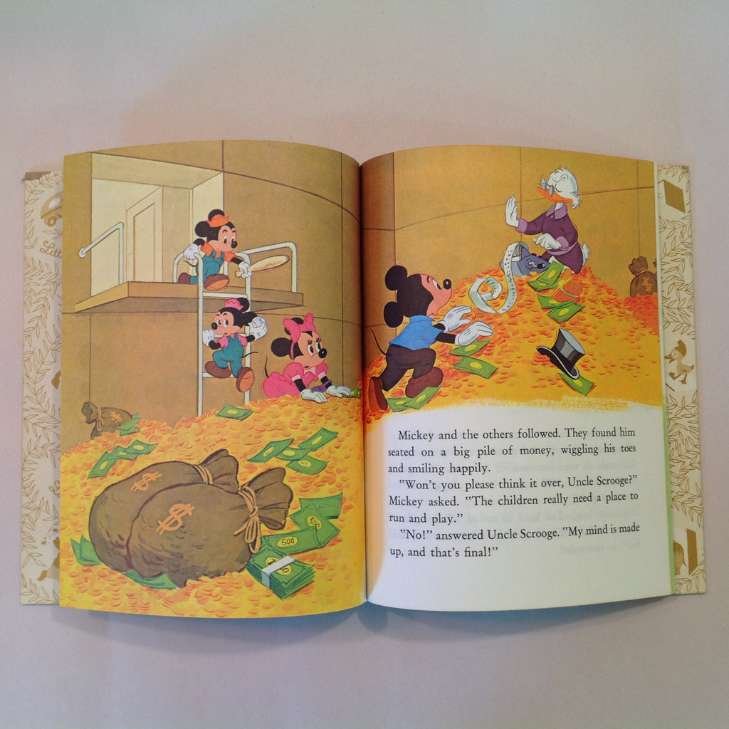 Vintage 1980 children s hardcover picture book walt disney s mickey mo