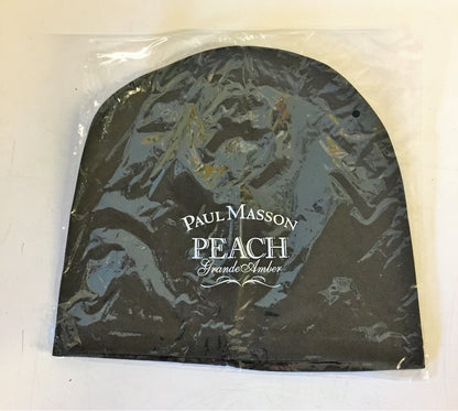 Cool Black Nylon Advertising Cap Paul Masson Brandy Peach Grande Amber