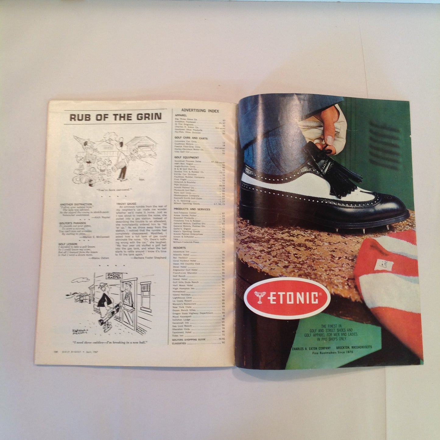 Vintage April 1967 GOLF DIGEST Magazine Tommy Armour Jack Nicklaus Putting Help