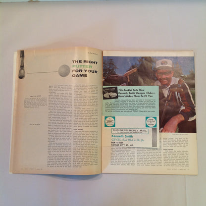 Vintage January 1963 GOLF DIGEST Magazine Guide to TV Golf Bob Rosburg Putting