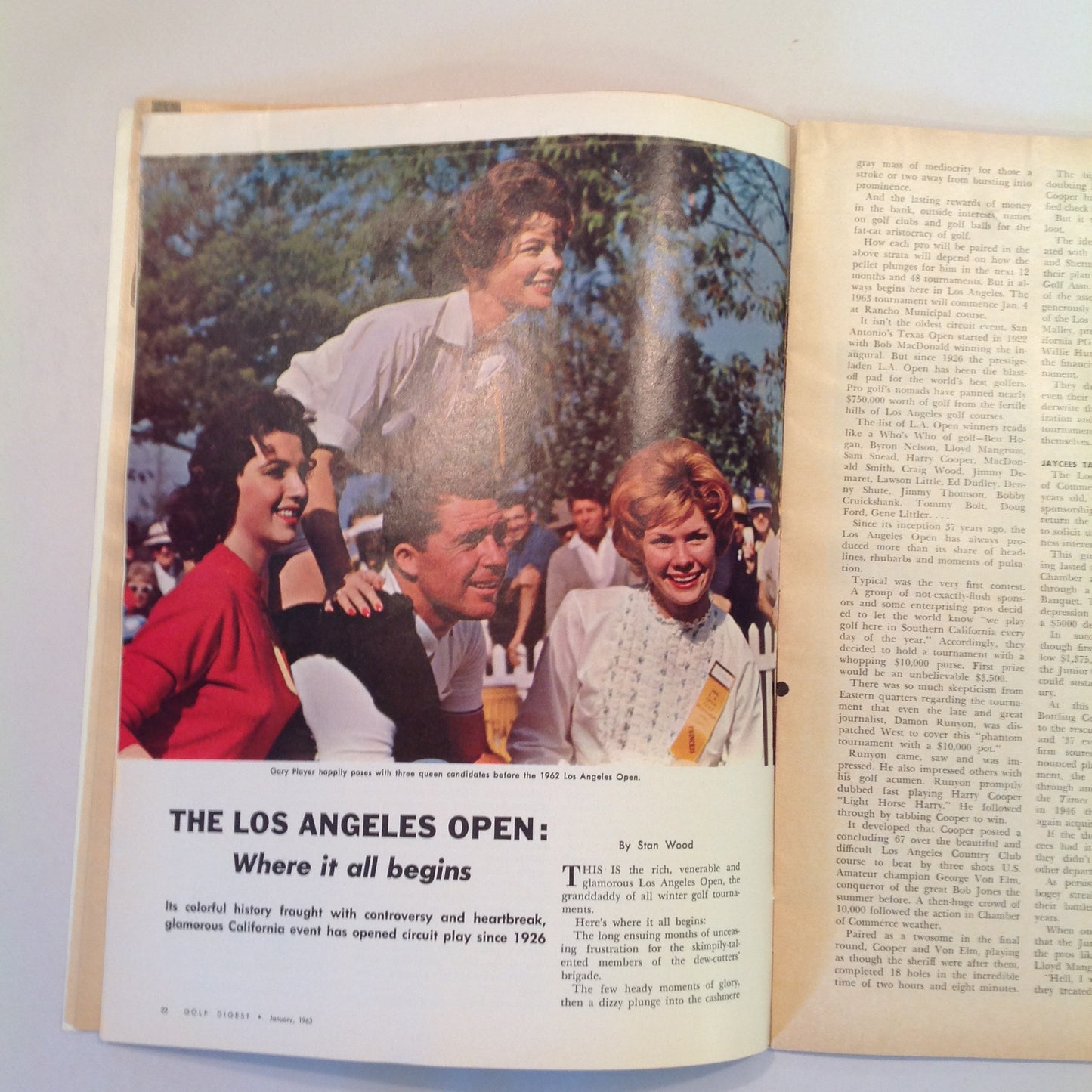 Vintage January 1963 GOLF DIGEST Magazine Guide to TV Golf Bob Rosburg Putting