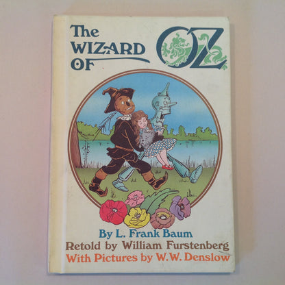 Vintage 1984 Children's Hardcover the Wizard of Oz L. Frank Baum William Furstenberg W W Denslow Weekly Reader Children's Book Club