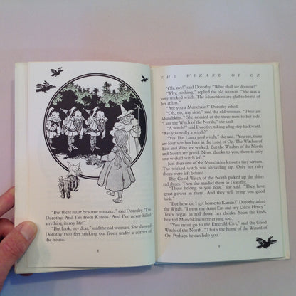 Vintage 1984 Children's Hardcover the Wizard of Oz L. Frank Baum William Furstenberg W W Denslow Weekly Reader Children's Book Club