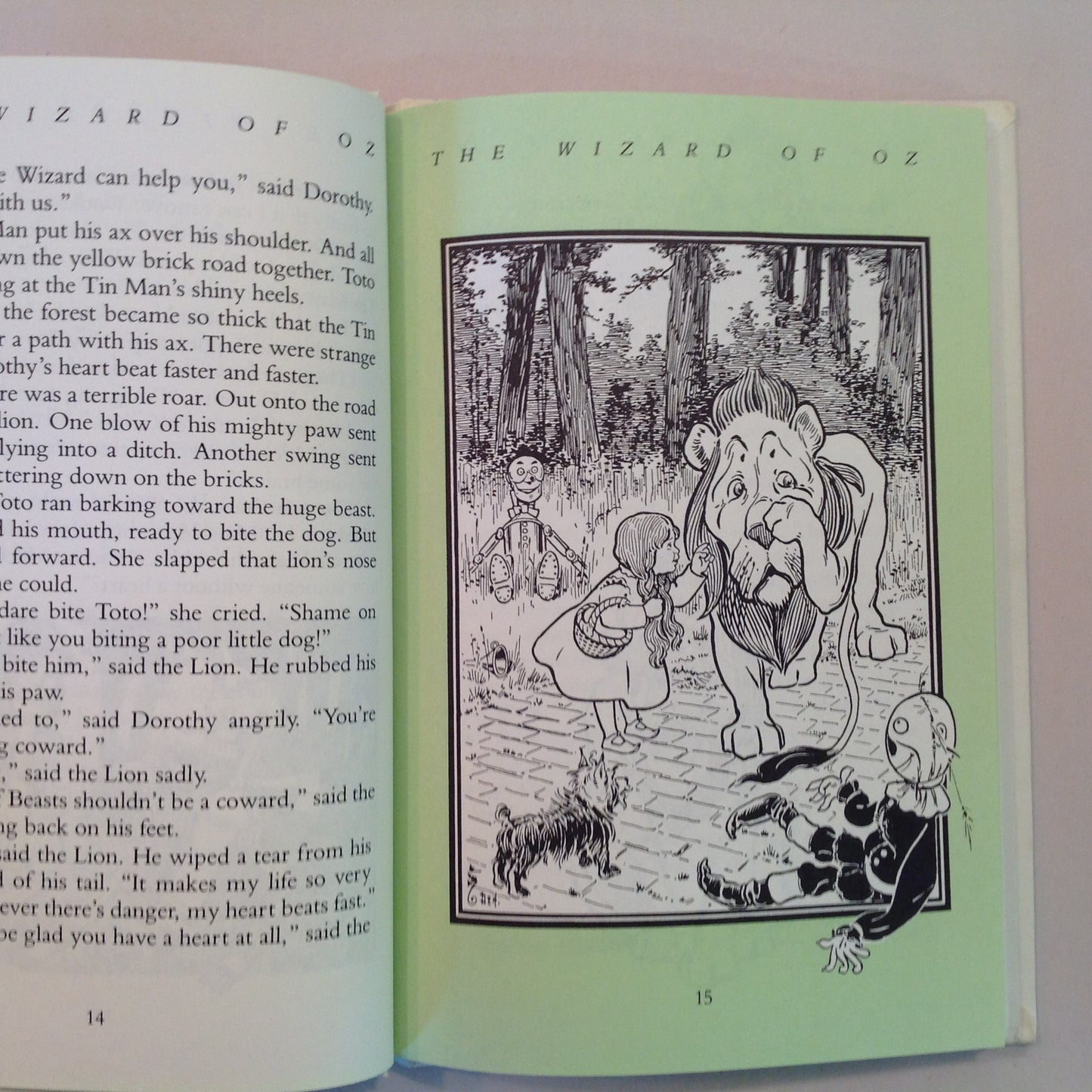 Vintage 1984 Children's Hardcover the Wizard of Oz L. Frank Baum William Furstenberg W W Denslow Weekly Reader Children's Book Club