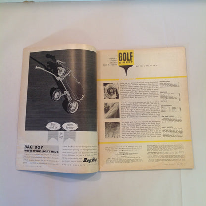 Vintage May 1962 GOLF DIGEST Magazine Horton Smith Swing Analysis Bad Weather Weight Shift