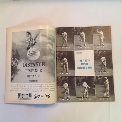 Vintage May 1962 GOLF DIGEST Magazine Horton Smith Swing Analysis Bad Weather Weight Shift