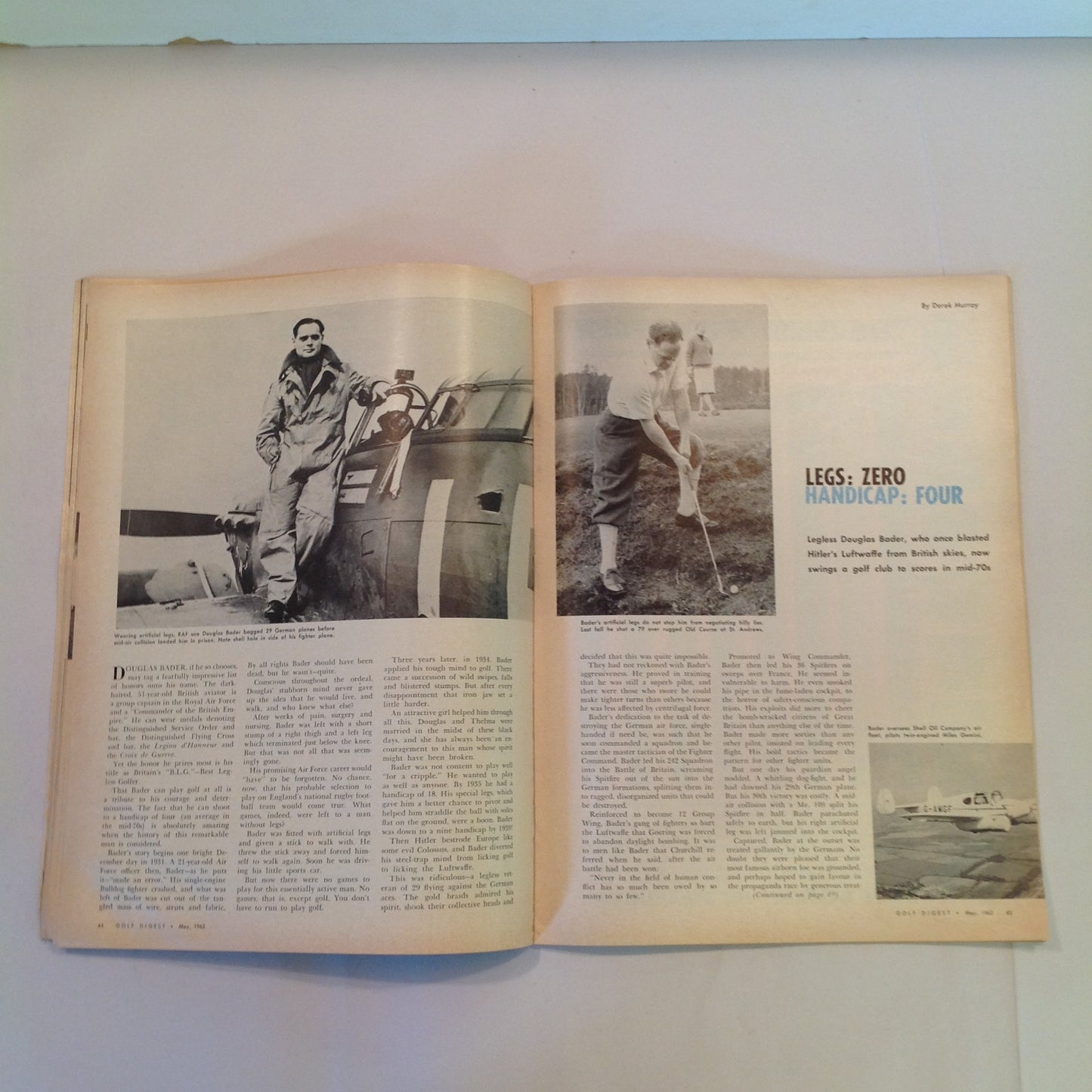 Vintage May 1962 GOLF DIGEST Magazine Horton Smith Swing Analysis Bad Weather Weight Shift