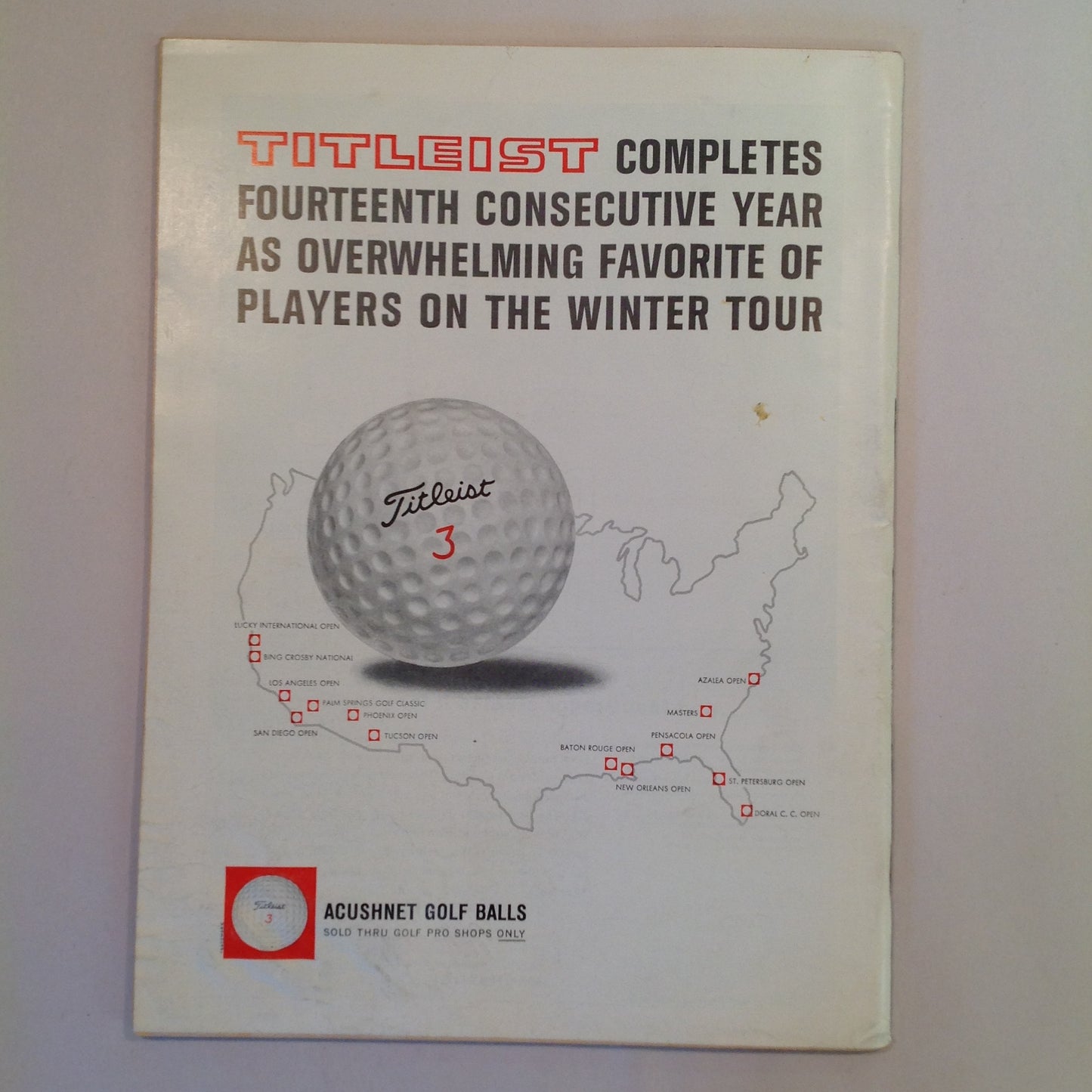 Vintage May 1962 GOLF DIGEST Magazine Horton Smith Swing Analysis Bad Weather Weight Shift