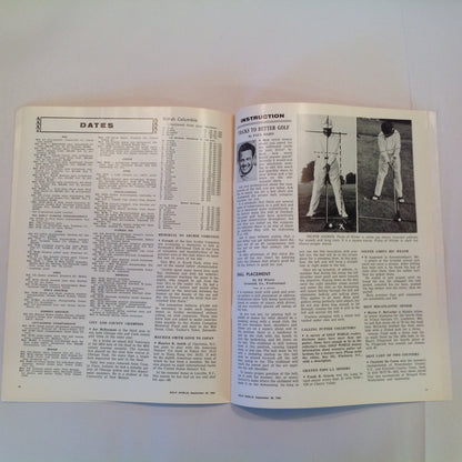 Vintage September 28 1962 GOLF WORLD Weekly Golf News Vol 16  No 18