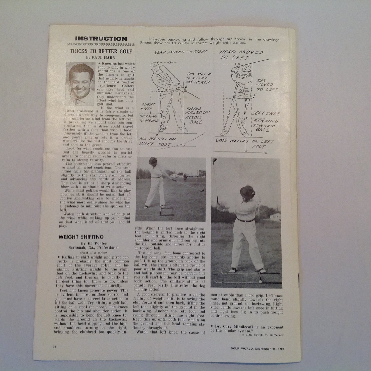 Vintage September 21 1962 GOLF WORLD Weekly Golf News Vol 16 No 17