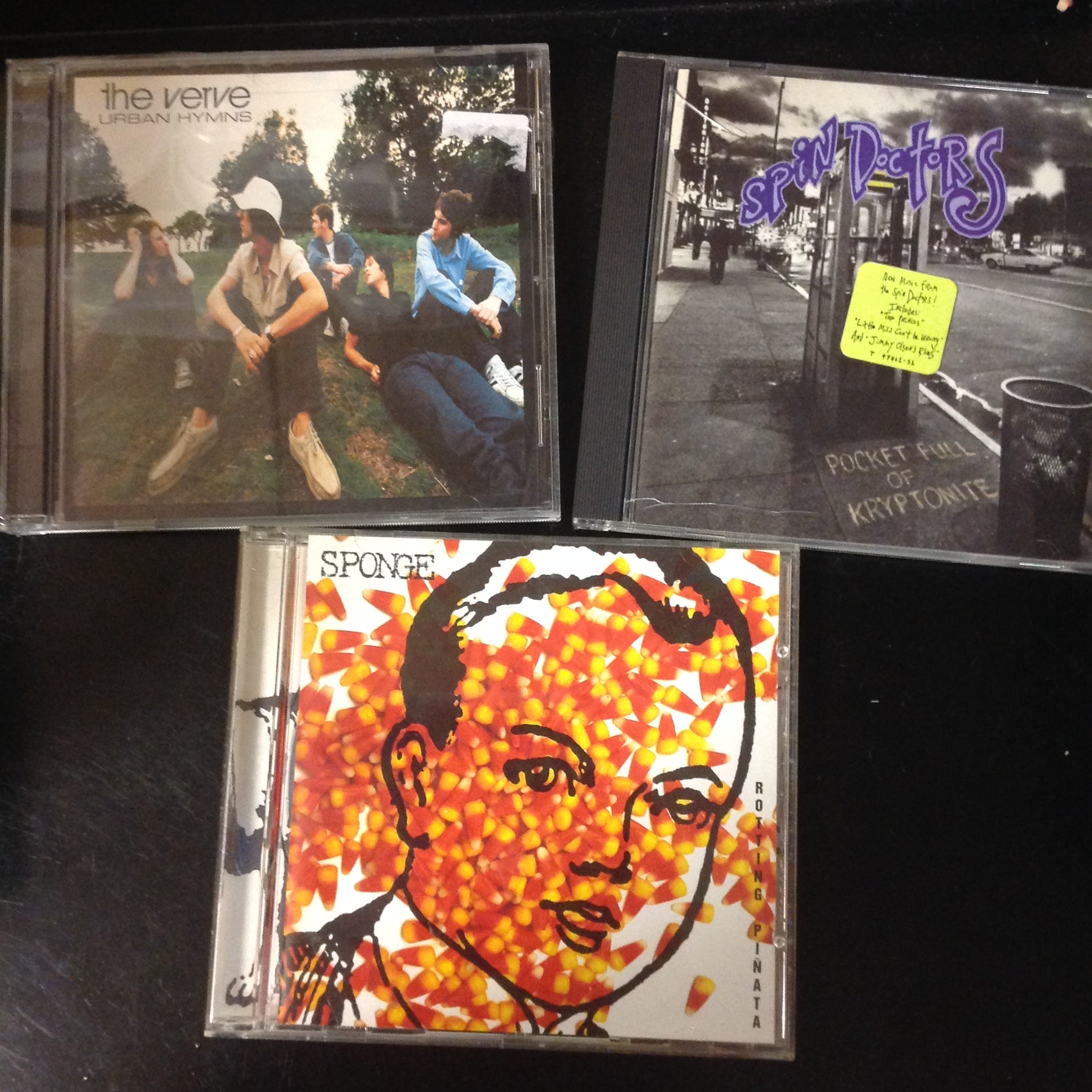 3 Disc SET BARGAIN CDs SPin Doctors The Verve Sponge Detroit Bitter Sweet Symphony Little Miss Can't Be Wrong Alternative