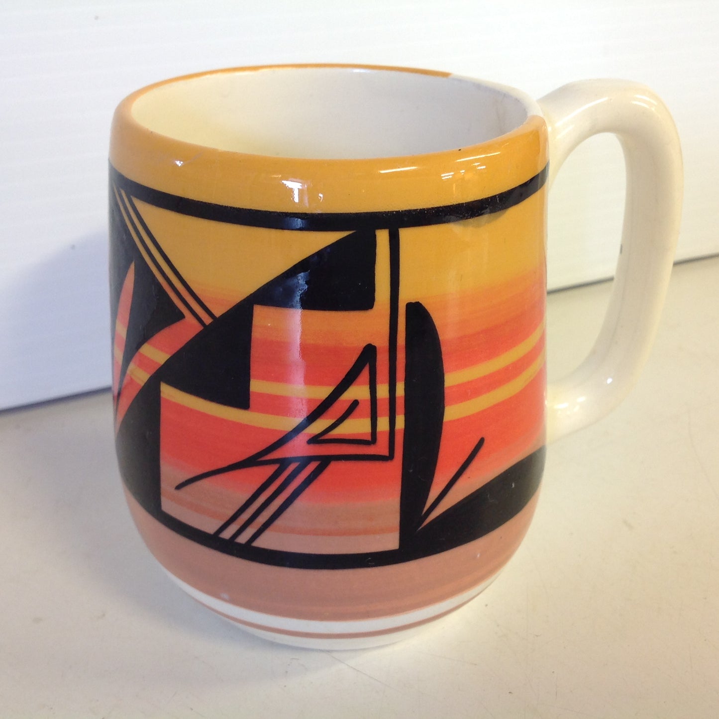 Vintage Southwestern Wing Ute Coffee Mug With Sunset Motif