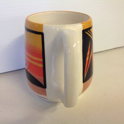 Vintage Southwestern Wing Ute Coffee Mug With Sunset Motif