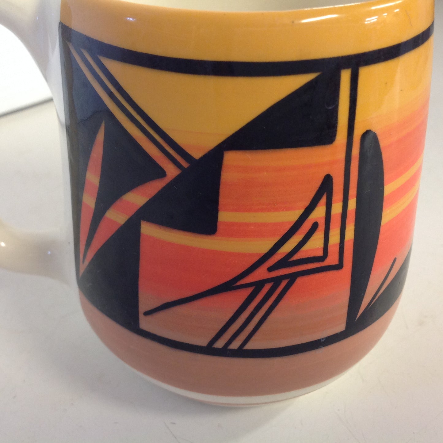 Vintage Southwestern Wing Ute Coffee Mug With Sunset Motif