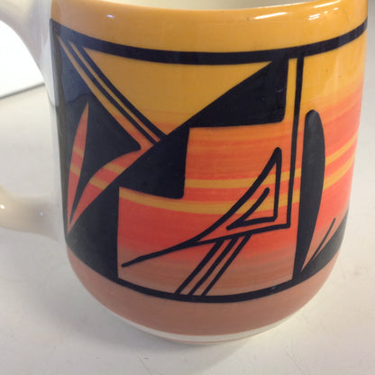 Vintage Southwestern Wing Ute Coffee Mug With Sunset Motif