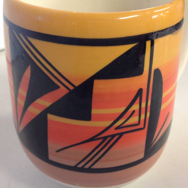 Vintage Southwestern Wing Ute Coffee Mug With Sunset Motif